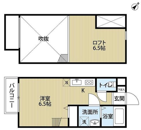 寺地町駅 徒歩4分 2階の物件間取画像